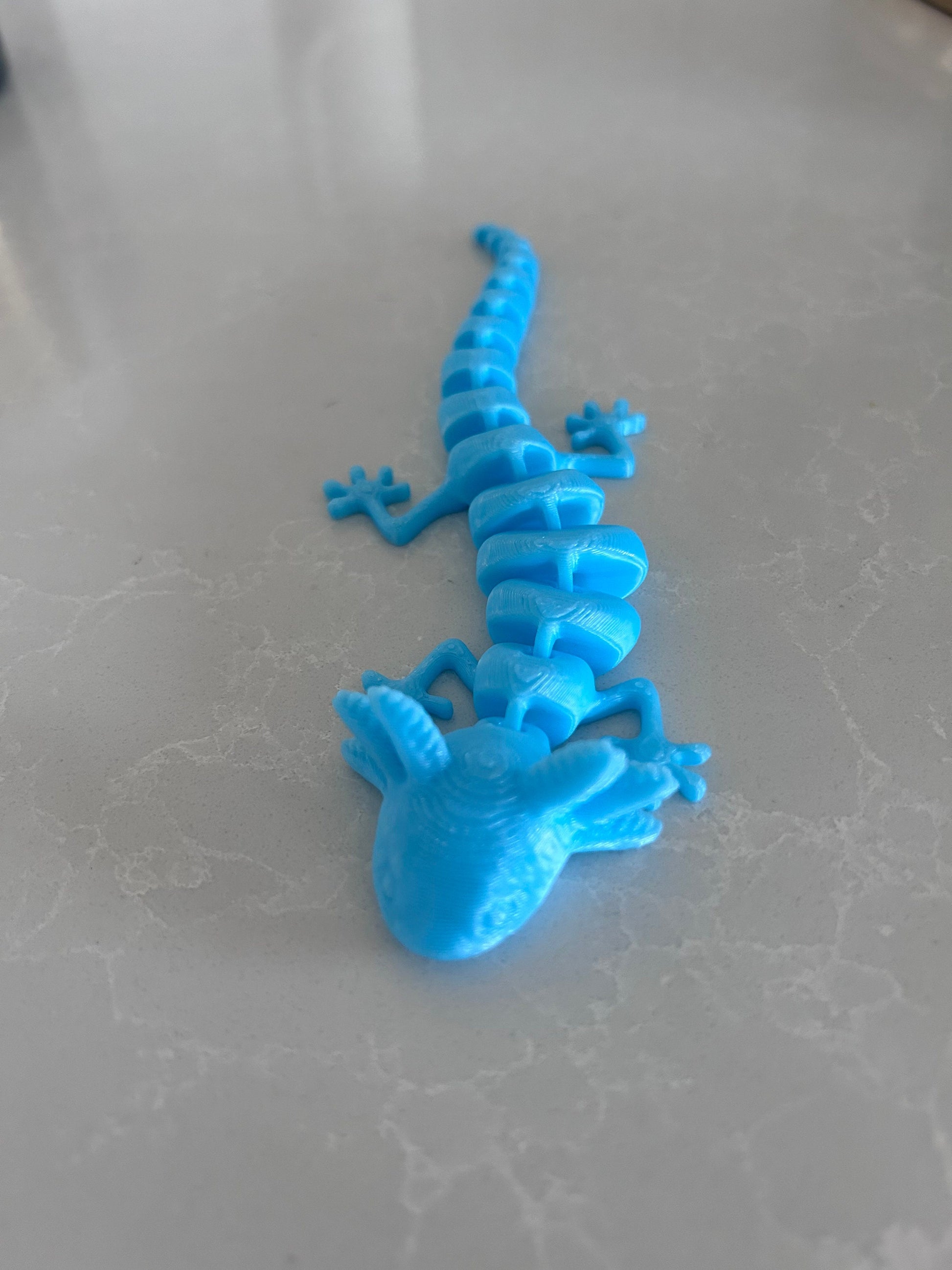 A cool flexi axolotl