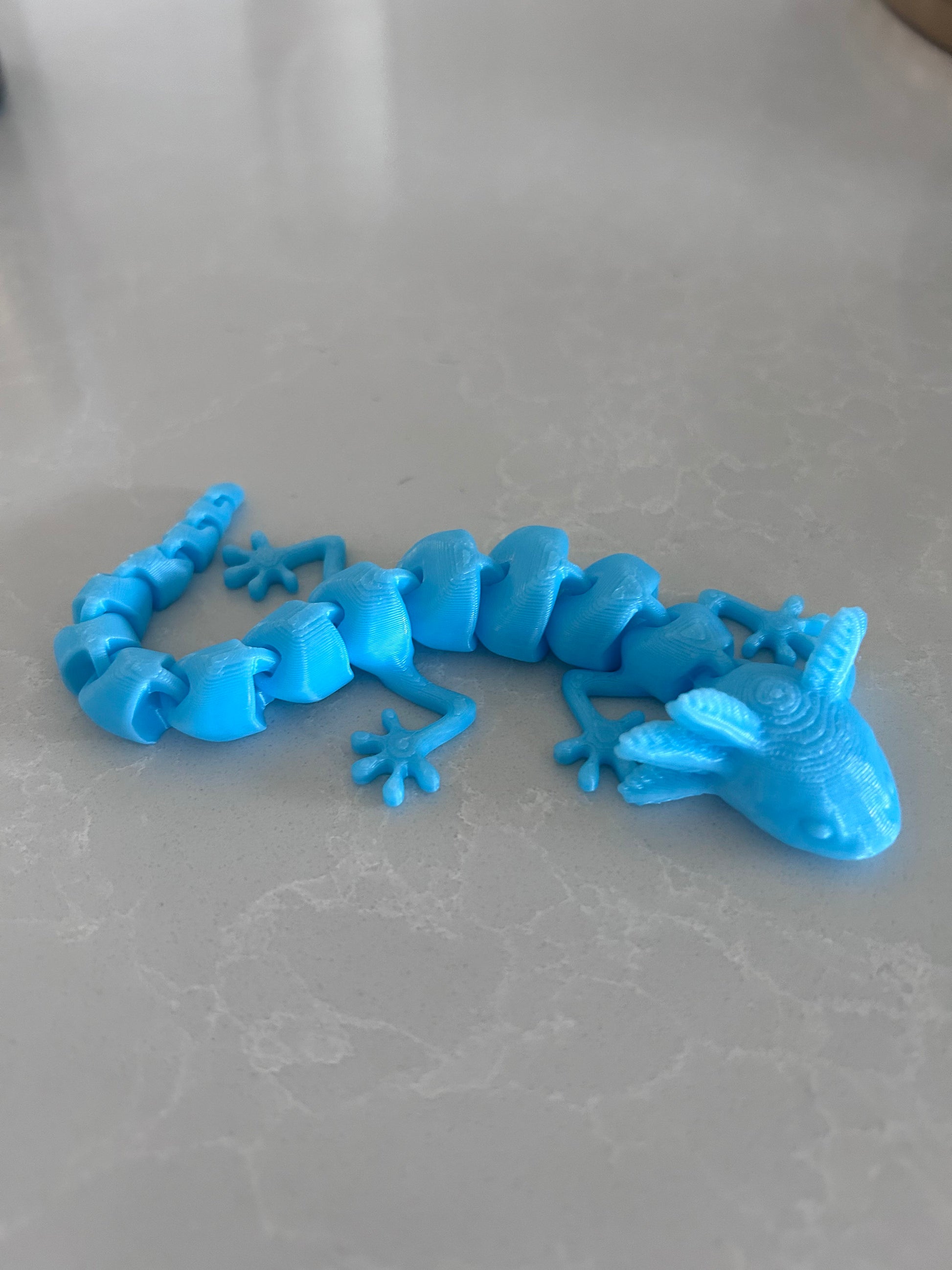 A cool flexi axolotl