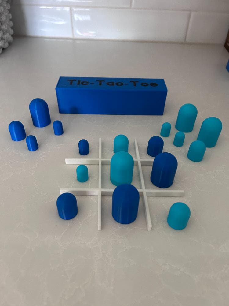 3d print tic tax toe